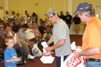 Door prize presentation.